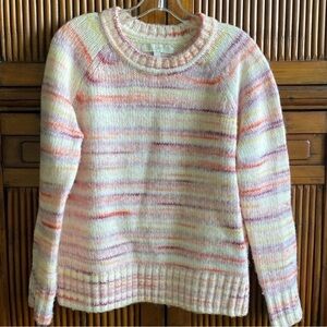 LOFT Multi Colored Raglan Sweater